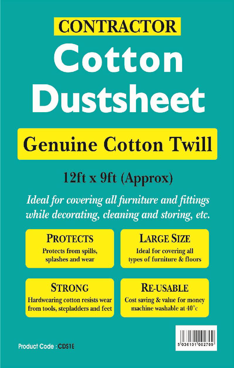 Cotton Twill Dustsheet