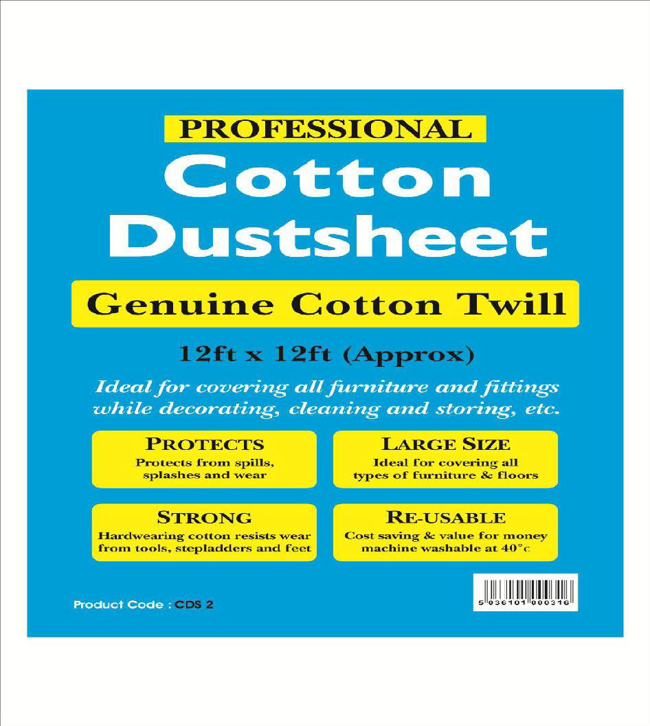 Cotton Twill Dustsheet 